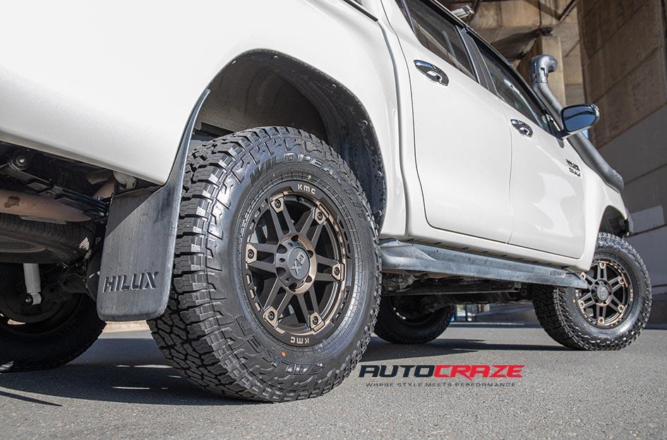 TOYOTA HILUX N80 4WD SPY XD 2 SATIN BLACK DARK TINT 